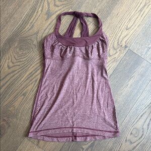 Lululemon Athletica Purple Fitted Sleeveless Tank Top